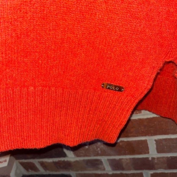 Polo Ralph Lauren Cashmere Wool Oversized Warm Turtleneck Sweater Sz Small - Picture 5 of 10
